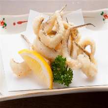 １６１　泉州名物がっちょ（コチ科の魚）唐揚げ