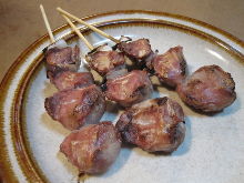 砂肝の串焼き
