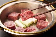 神戸牛の革新的すき焼き