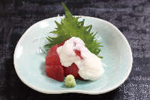 マグロ山かけ（刺身）