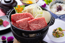 すき焼き御膳（黒毛和牛）