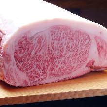 ◆鉄板焼すていき（Ａ５等級ロース120g or ヒレ100g＋￥1,000)◆Prime sendai beef steak