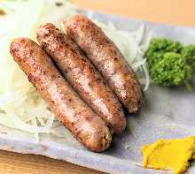 炭火焼き牛たんソーセージ（プレーンor仙台味噌)