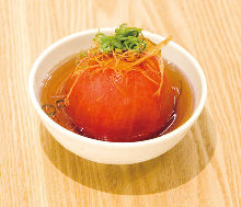 まるごとトマトの出汁漬け