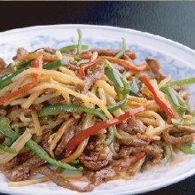 채썬 소고기 피망 볶음
