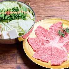 국산 삼겹살 하카타 전골 (깔끔한 쇼유 간장 맛)