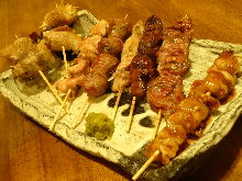 모둠 닭꼬치 7가지