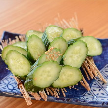 수제 오이의 와사비 절임