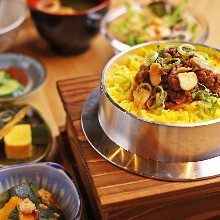 야마토 쇠고기 시그레의 마늘 가마솥