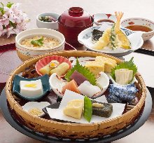 유바(두부껄질) 밥상