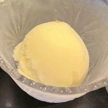 디저트(유자 셔벗)