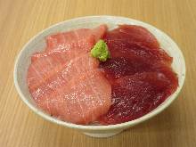 참치 중뱃살, 참치 덮밥