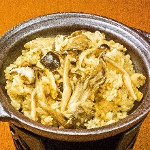 蘑菇蒸饭