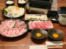 阿古猪与宫崎牛寿喜烧套餐