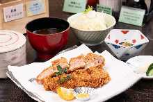 炸猪里脊肉排套餐