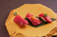 肉寿司拼盘（三种）