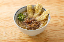 肉片烏龍麵