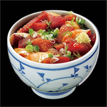 鮪魚鮭魚蓋飯