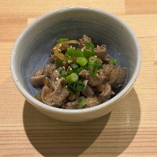 鸡胗鱼裙边拌和风香橙醋