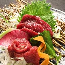 馬肉瘦肉刺身