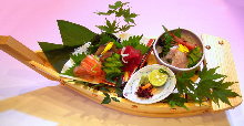 5種生魚片拼盤