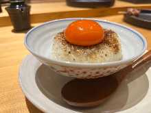 烤飯糰佐蛋黃